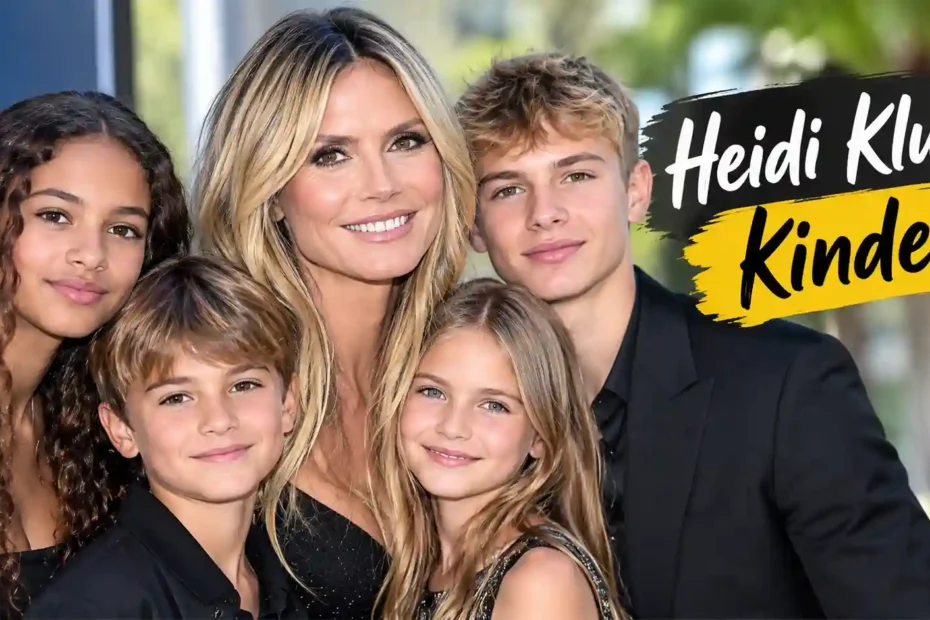 Heidi Klum mit ihren vier Kindern – Familienporträt